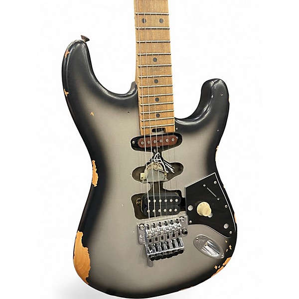 Used 2023 EVH FRANKENSTEIN Silverburst Solid Body Electric Guitar