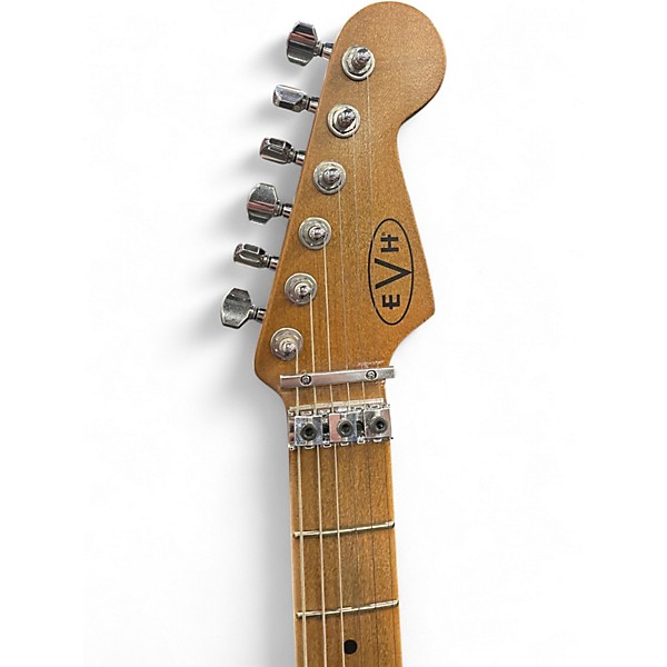 Used 2023 EVH FRANKENSTEIN Silverburst Solid Body Electric Guitar