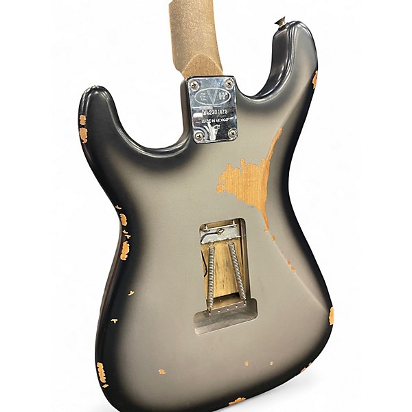 Used 2023 EVH FRANKENSTEIN Silverburst Solid Body Electric Guitar