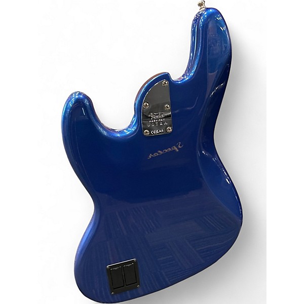 Used Fender American Ultra Jazz Bass Cobra Blue Electric Bass Guitar