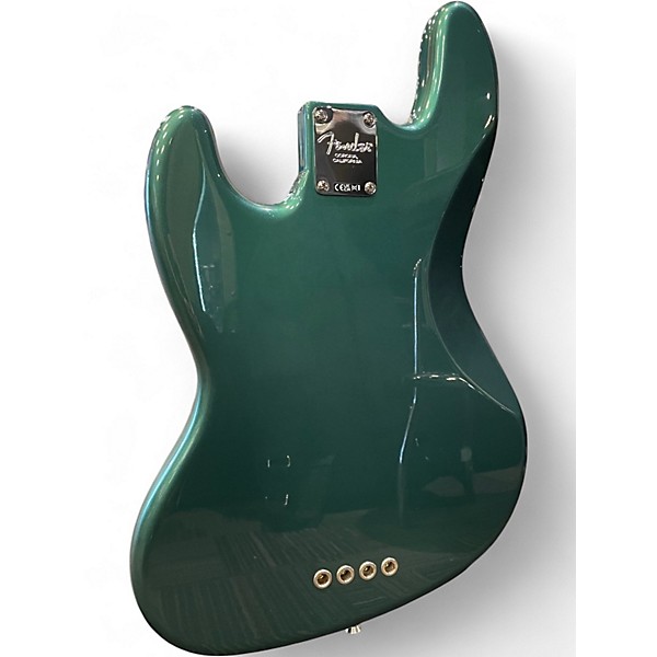 Used Fender Adam Clayton Signature Jazz Bass Sherwood Green Metallic Electric Bass Guitar