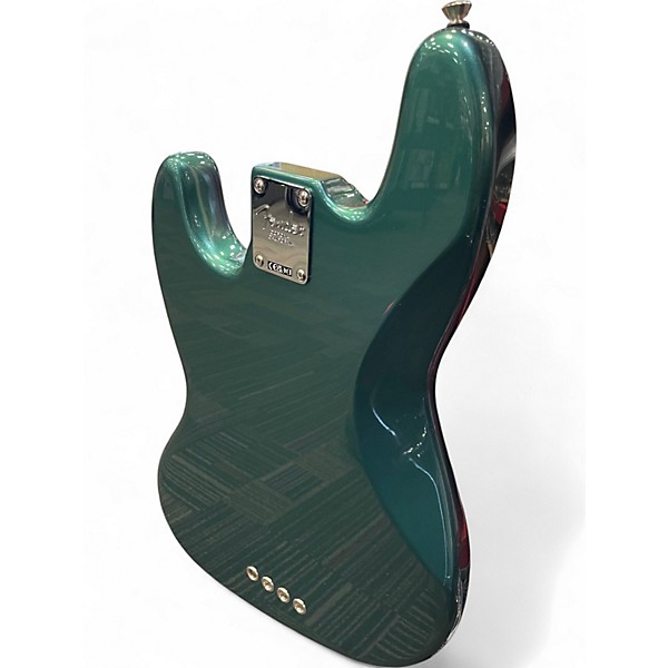 Used Fender Adam Clayton Signature Jazz Bass Sherwood Green Metallic Electric Bass Guitar