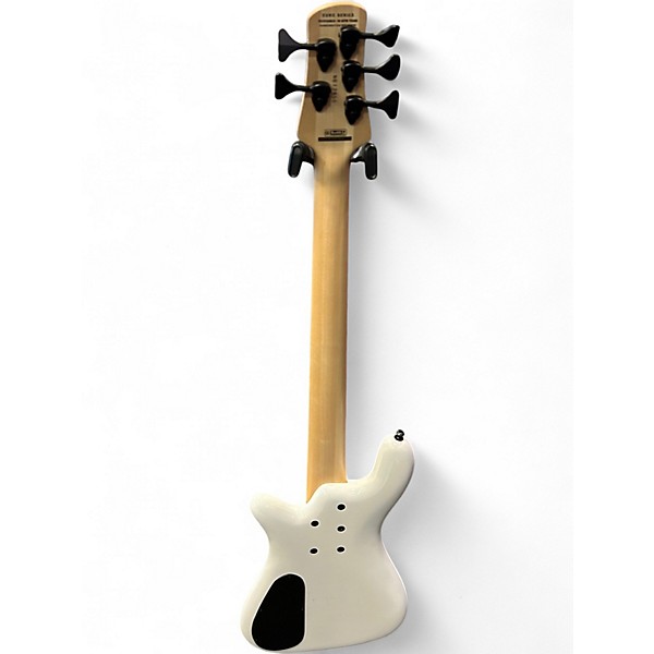 Used Spector Bantom 5 White Electric Bass Guitar
