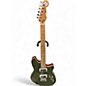 Used Reverend Descent Army Green Solid Body Electric Guitar