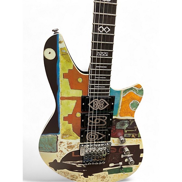 Used Reverend Vernon Reid Mystery Tramp Exotic multi Color Solid Body Electric Guitar