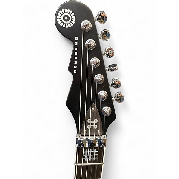 Used Reverend Vernon Reid Mystery Tramp Exotic multi Color Solid Body Electric Guitar