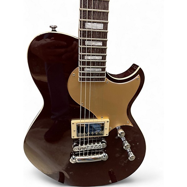 Used Reverend Round House Jr. Ox blood Solid Body Electric Guitar