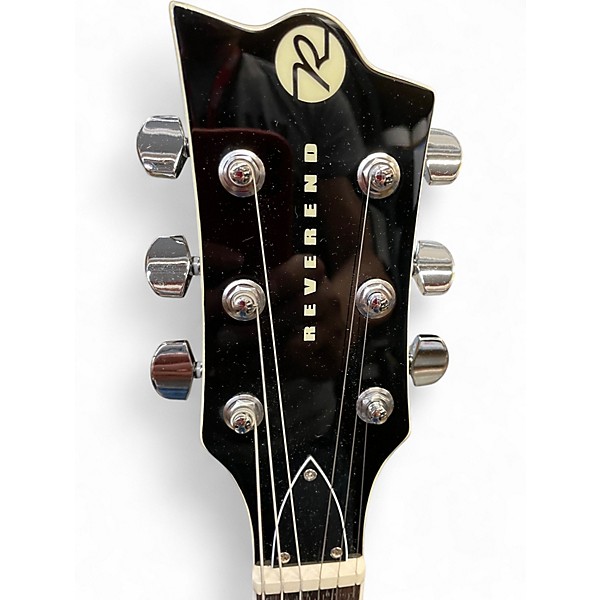 Used Reverend Round House Jr. Ox blood Solid Body Electric Guitar