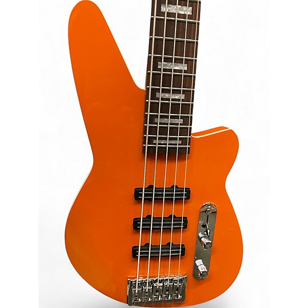 Used Reverend Triad 5 Baked Orange Electric Bass Guitar