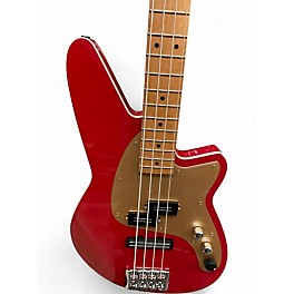 Used Reverend Decision Metallic Cherry Electric Bass Guitar