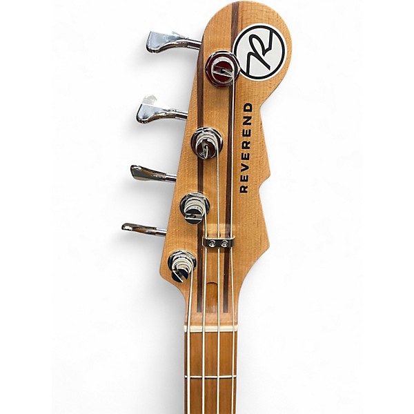 Used Reverend Decision Metallic Cherry Electric Bass Guitar