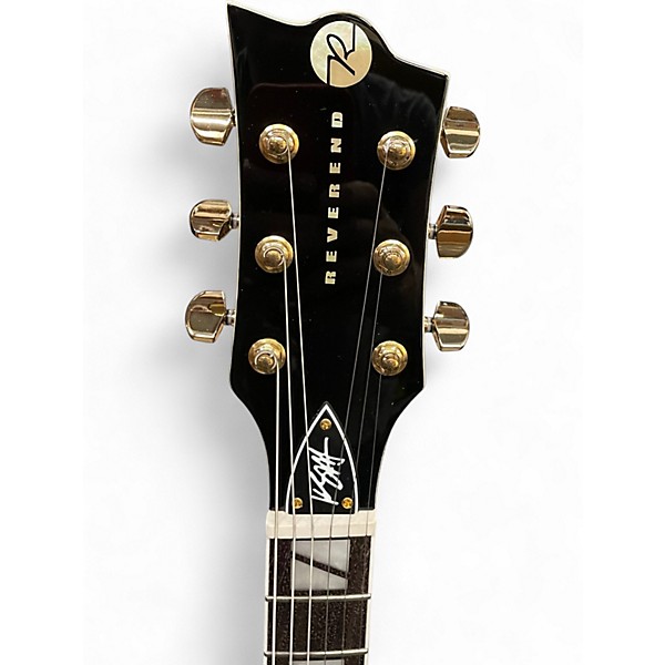 Used Reverend Kyle Shutt II Midnight Black Solid Body Electric Guitar