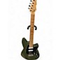 Used Reverend Six Gun TL Army Green Solid Body Electric Guitar
