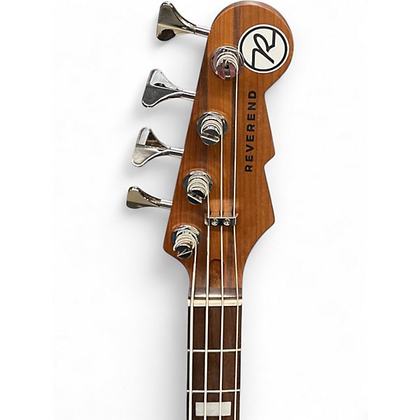 Used Reverend Traid Iconic Blue Electric Bass Guitar