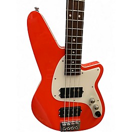 Used Reverend Mercalli Fiesty Red Electric Bass Guitar