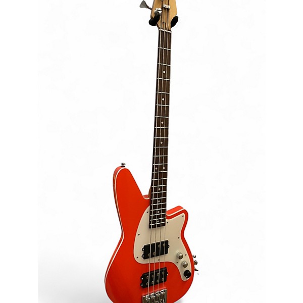 Used Reverend Mercalli Fiesty Red Electric Bass Guitar