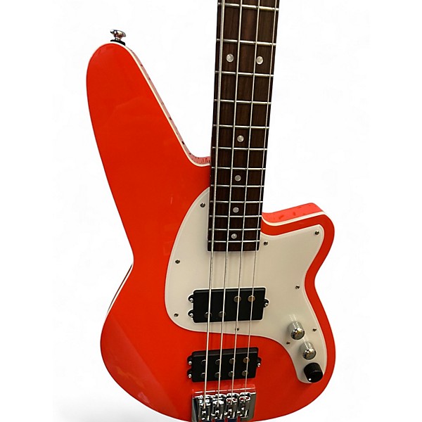 Used Reverend Mercalli Fiesty Red Electric Bass Guitar