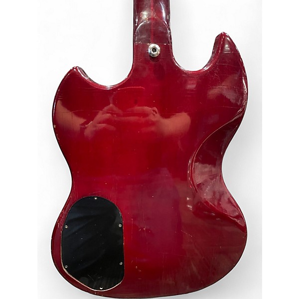 Vintage 1980s Guild JSB2 Red Electric Bass Guitar