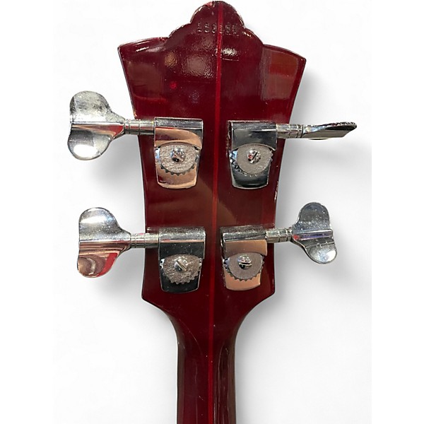 Vintage 1980s Guild JSB2 Red Electric Bass Guitar