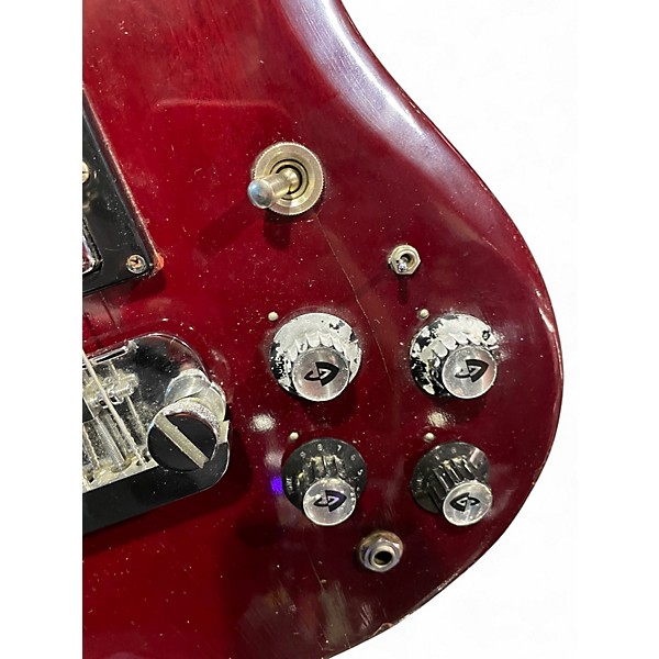 Vintage 1980s Guild JSB2 Red Electric Bass Guitar