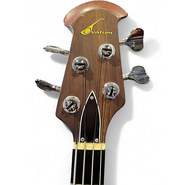 Vintage 1980s Ovation MAGNUM Natural Electric Bass Guitar
