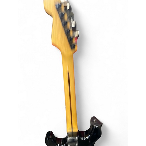 Used Fender MIJ STANDARD STRATOCASTER Black Solid Body Electric Guitar