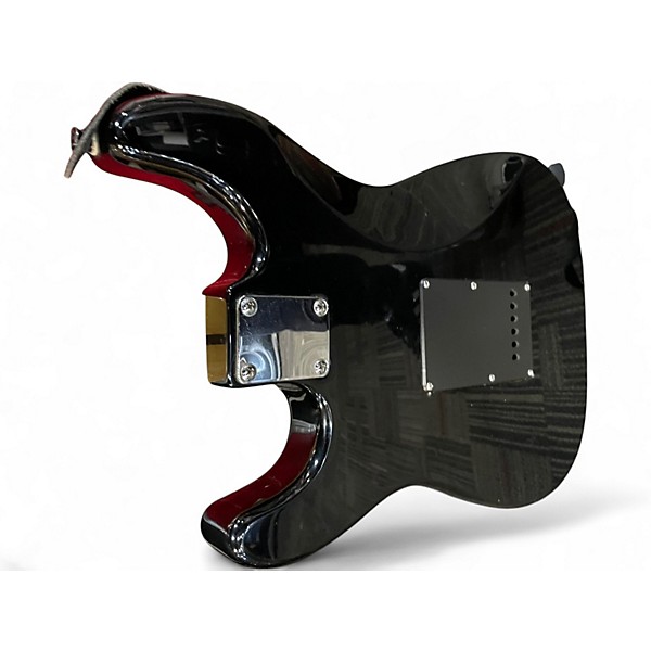 Used Fender MIJ STANDARD STRATOCASTER Black Solid Body Electric Guitar