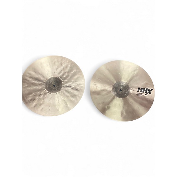 Used SABIAN 14in HHX Complex medium hihats Cymbal