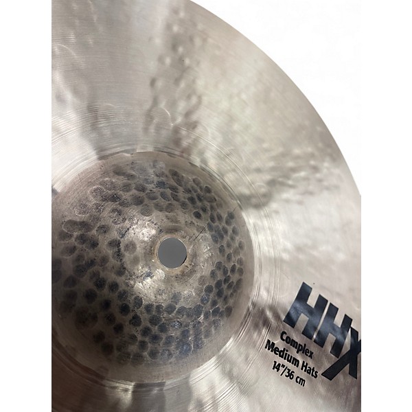 Used SABIAN 14in HHX Complex medium hihats Cymbal