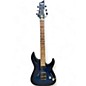 Used Schecter Guitar Research OMEN ELITE Blue Burst Solid Body Electric Guitar thumbnail