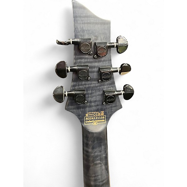 Used Schecter Guitar Research OMEN ELITE Blue Burst Solid Body Electric Guitar