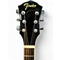 Used Fender FA125CE Black Acoustic Electric Guitar
