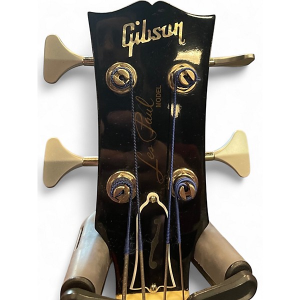 Used 2016 Gibson ES Les Paul Bass 2 Tone Sunburst Electric Bass Guitar