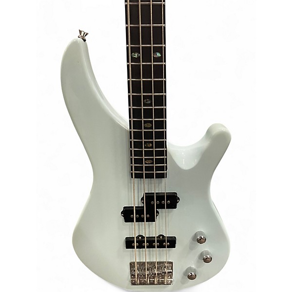 Used Mitchell MB100 SHORT SCALE POWDER BLUE Electric Bass Guitar