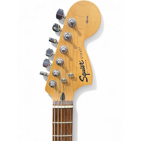 Used Squier Affinity Stratocaster Blue Solid Body Electric Guitar