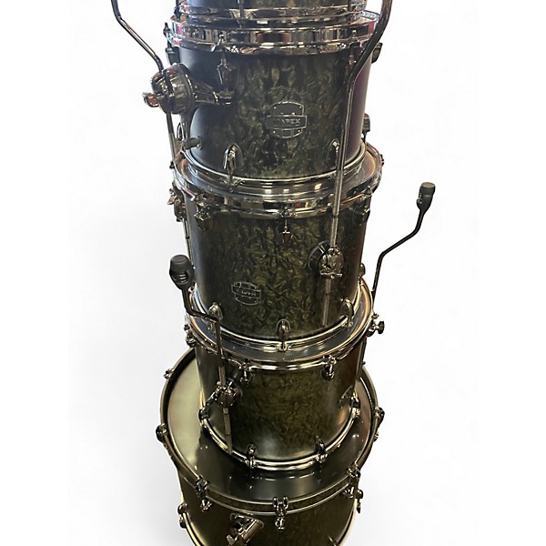 Used Mapex 5 Piece Studio V Black Drum Kit