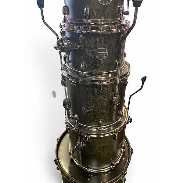 Used Mapex 5 Piece Studio V Black Drum Kit