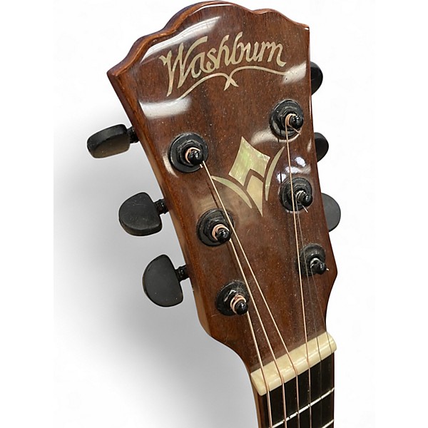 Used Washburn WCG25SCE Mahogany Acoustic Electric Guitar