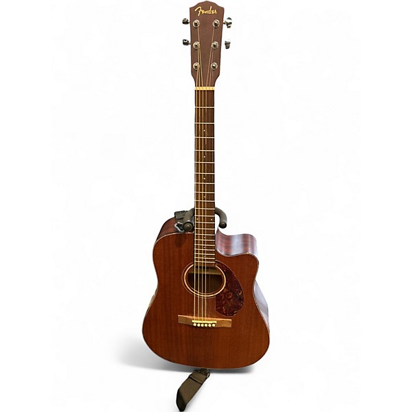 Used Fender CD60CE Mahogany Satin Natural Acoustic Electric Guitar