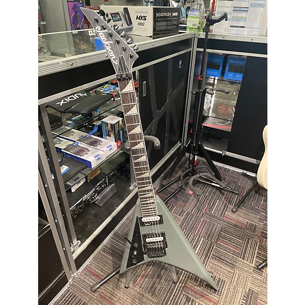 Used Jackson JS32 Randy Rhoads Left Handed Satin Grey Electric Guitar