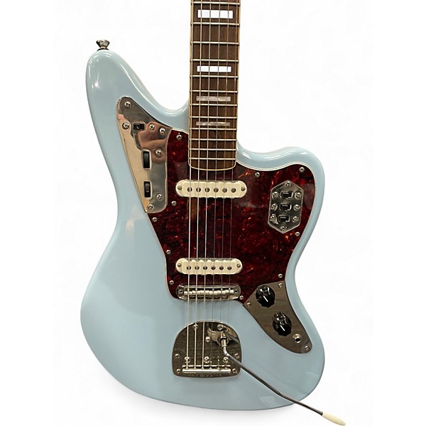 Used Squier Classic Vibe '70s Jaguar Daphne Blue Solid Body Electric Guitar