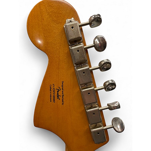 Used Squier Classic Vibe '70s Jaguar Daphne Blue Solid Body Electric Guitar