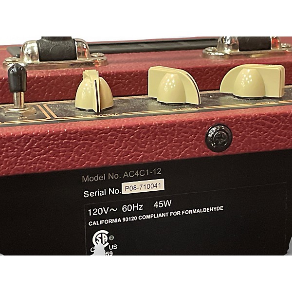 Used VOX AC4C 1-12 Limited Edition Tube Guitar Combo Amp