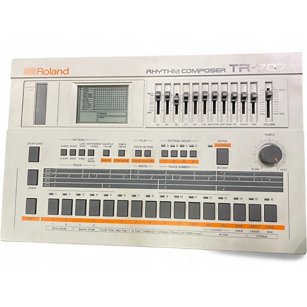 Used Roland Rhythm Composer TR-707  MIDI Controller