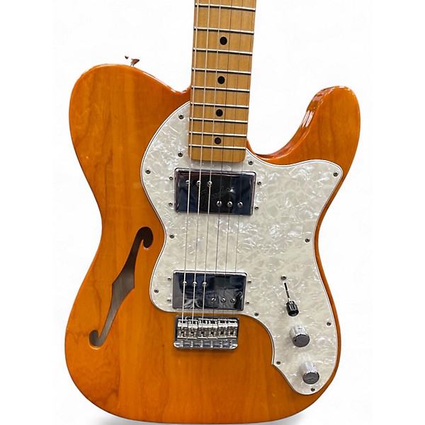 Used Fender Vintera 70s Telecaster Thinline AGED NATURAL Hollow Body Electric Guitar