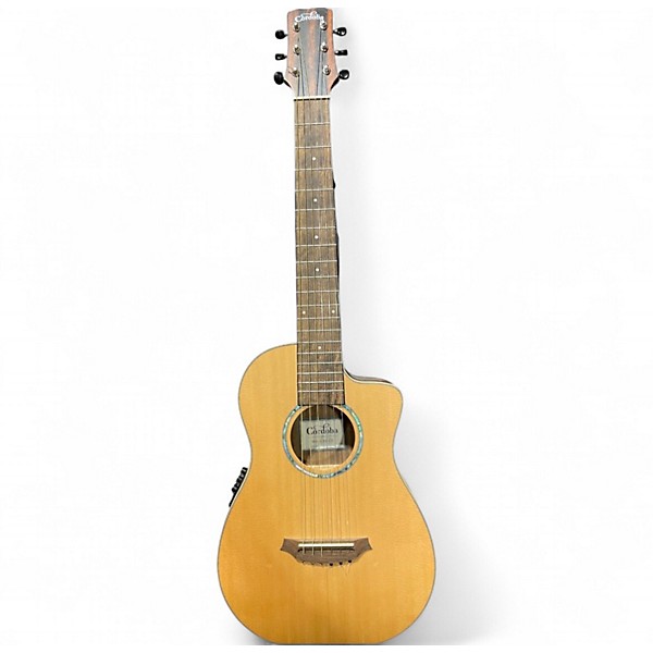Used Cordoba Mini II EB-CE Natural Classical Acoustic Electric Guitar