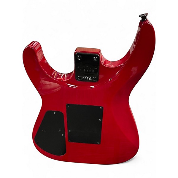 Used 2024 Jackson JS34Q Dinky Trans Red Solid Body Electric Guitar