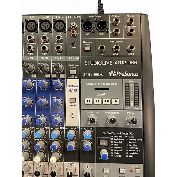 Used PreSonus STUDIOLIVE AR12 USB Powered Mixer