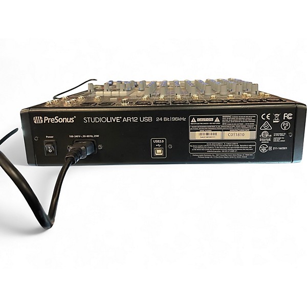 Used PreSonus STUDIOLIVE AR12 USB Powered Mixer