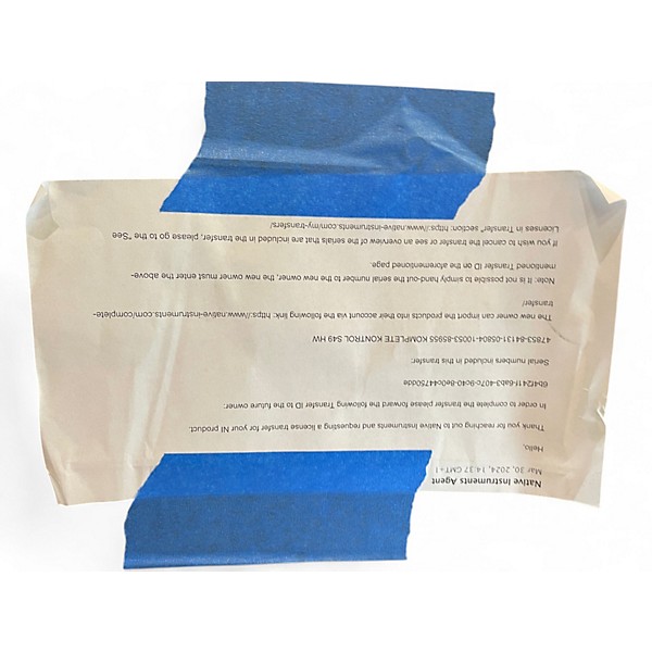 Used Native Instruments Komplete Kontrol S49 MIDI Controller